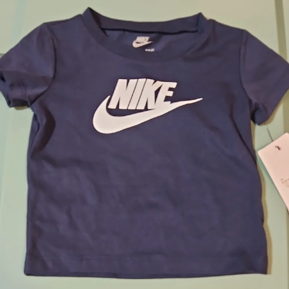 NIKE BABY TEE: BLUE: NEW WITH TAGS: SIZE 18 MTH